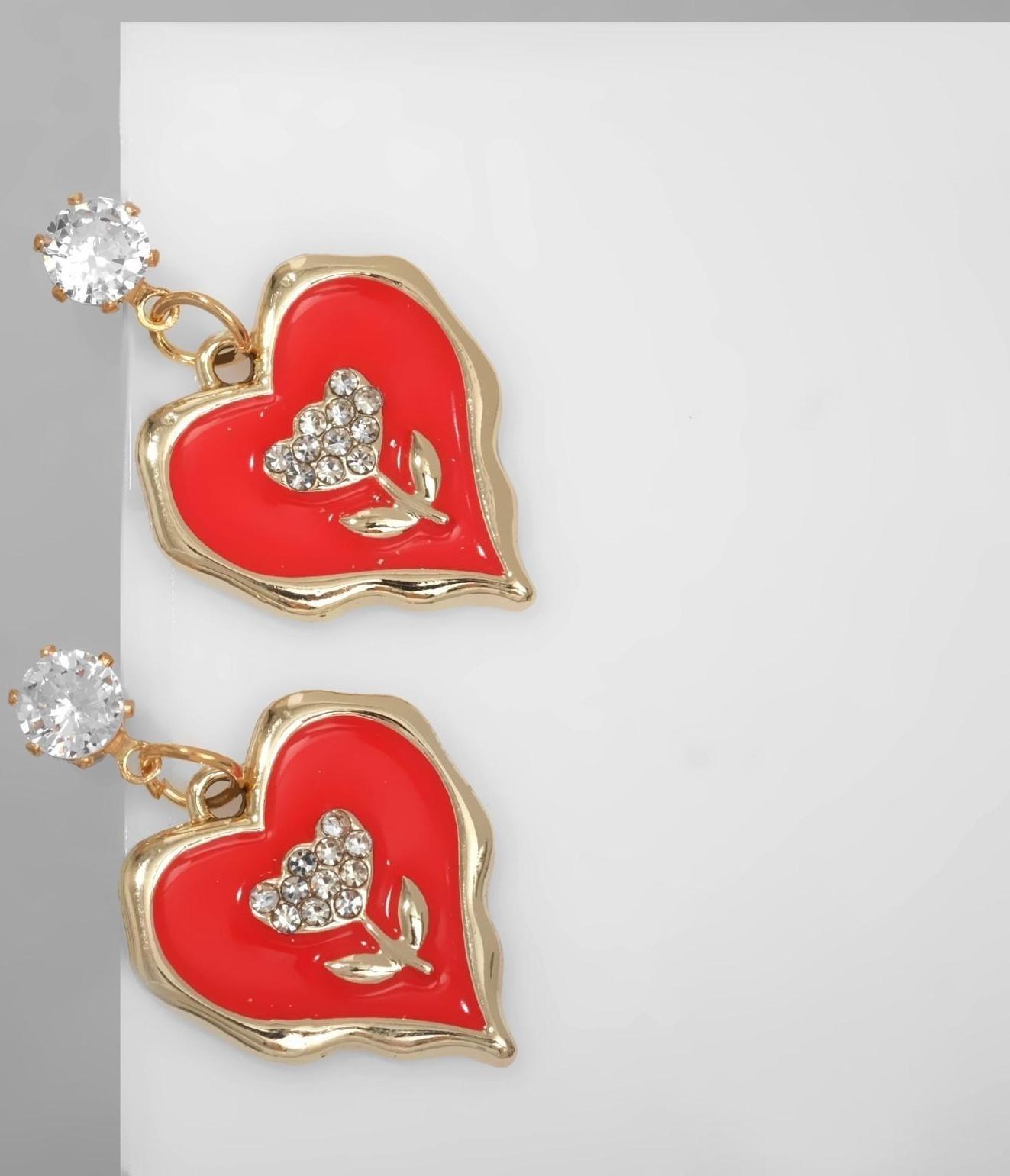 Серьги эмаль 