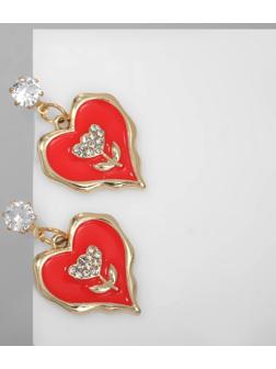 Серьги эмаль 