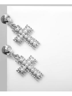 Серьги с жемчугом 