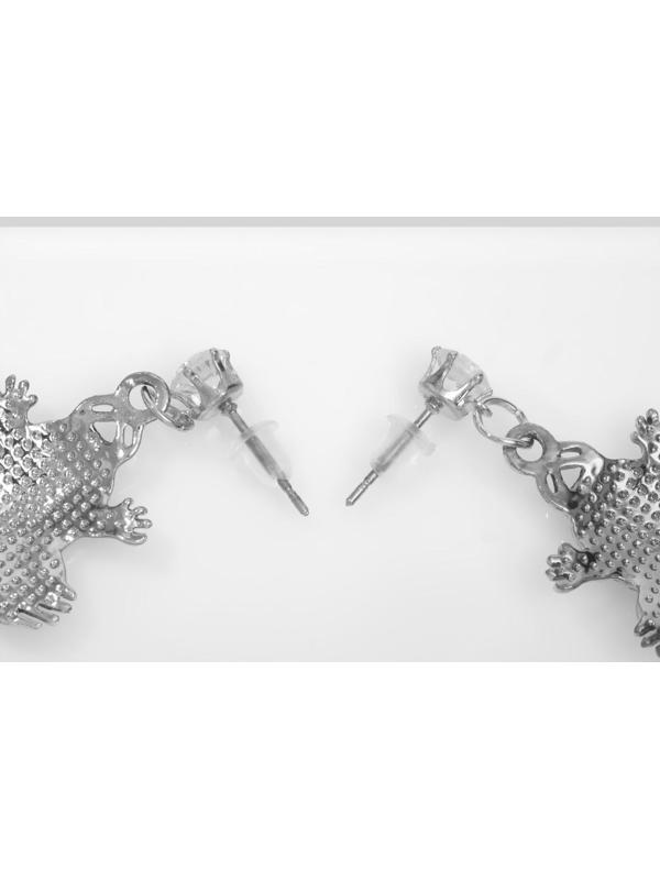 Серьги со стразами 