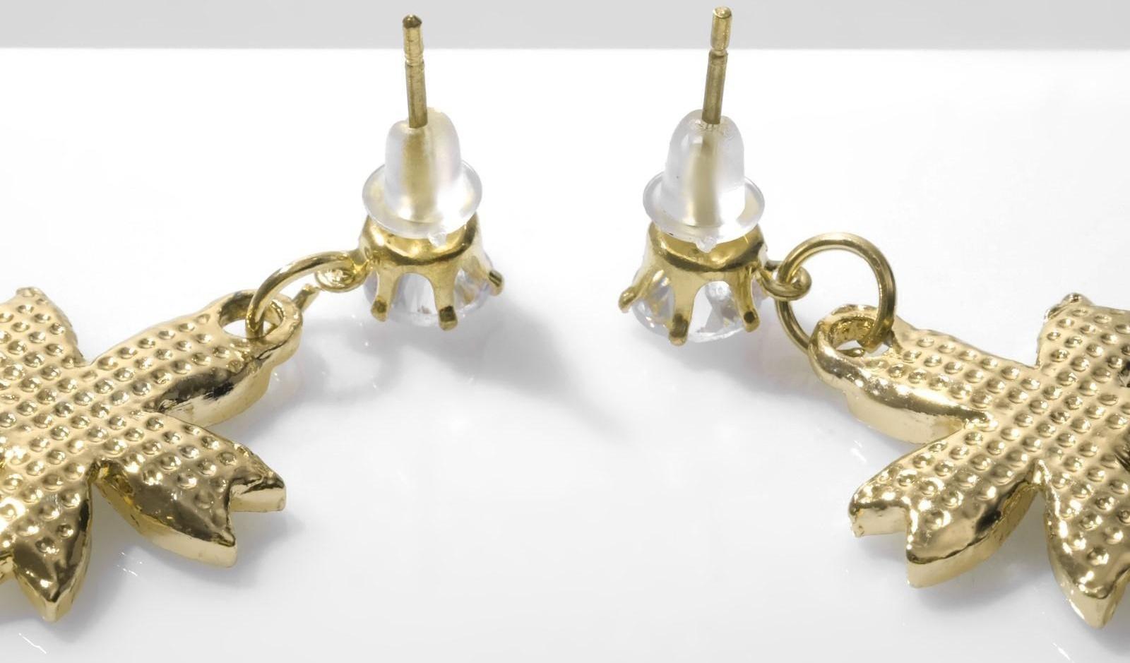 Серьги со стразами 