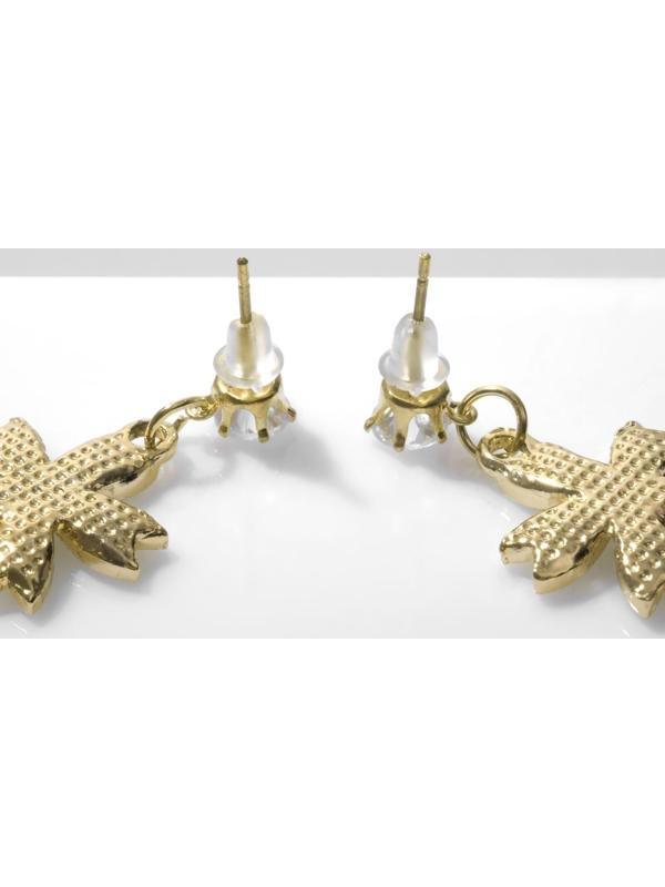 Серьги со стразами 