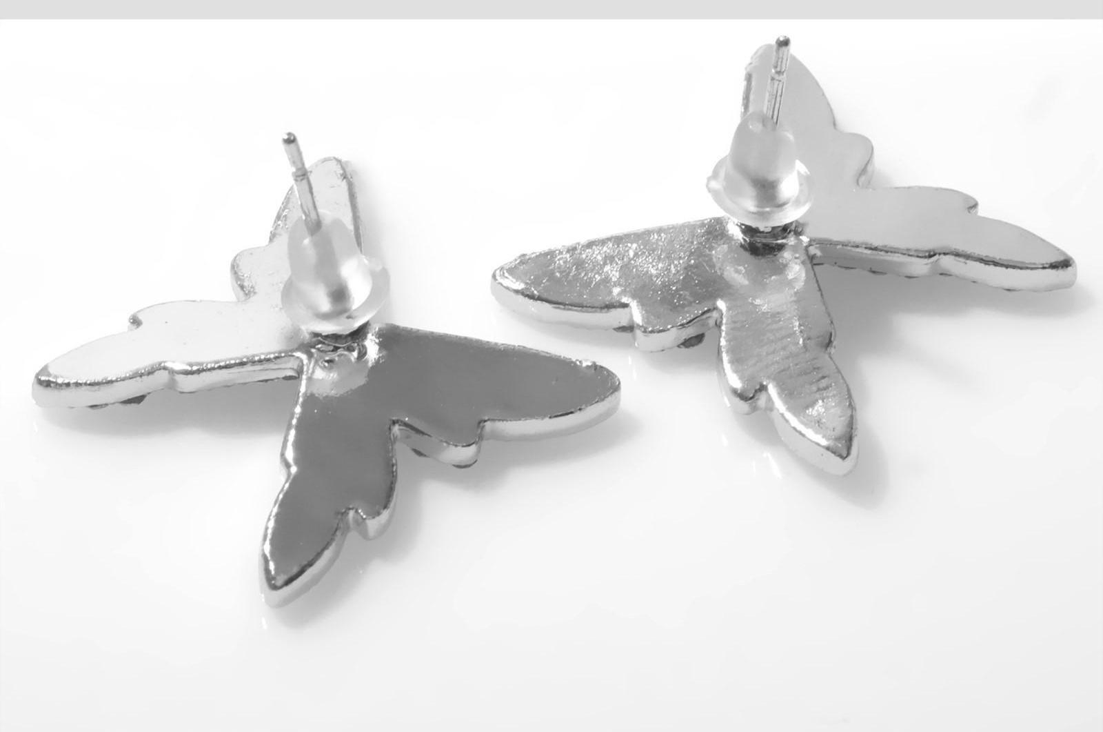 Серьги со стразами 