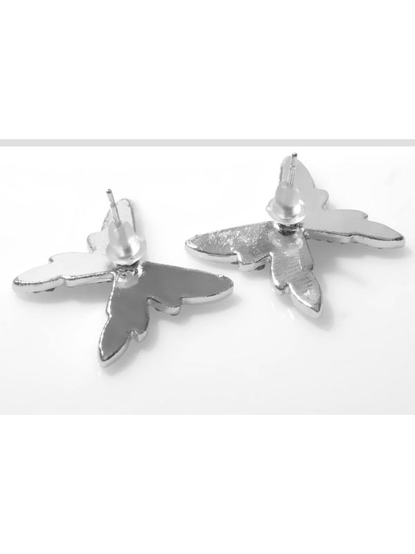 Серьги со стразами 