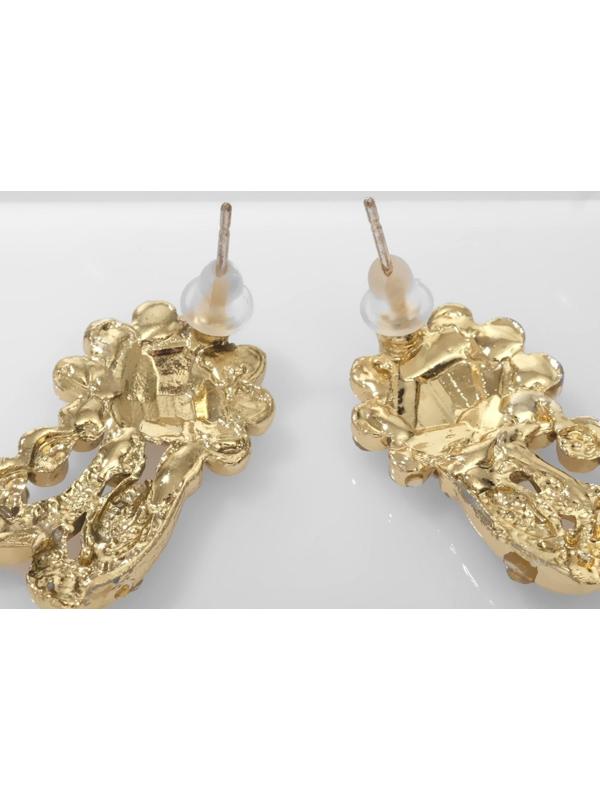 Серьги со стразами 