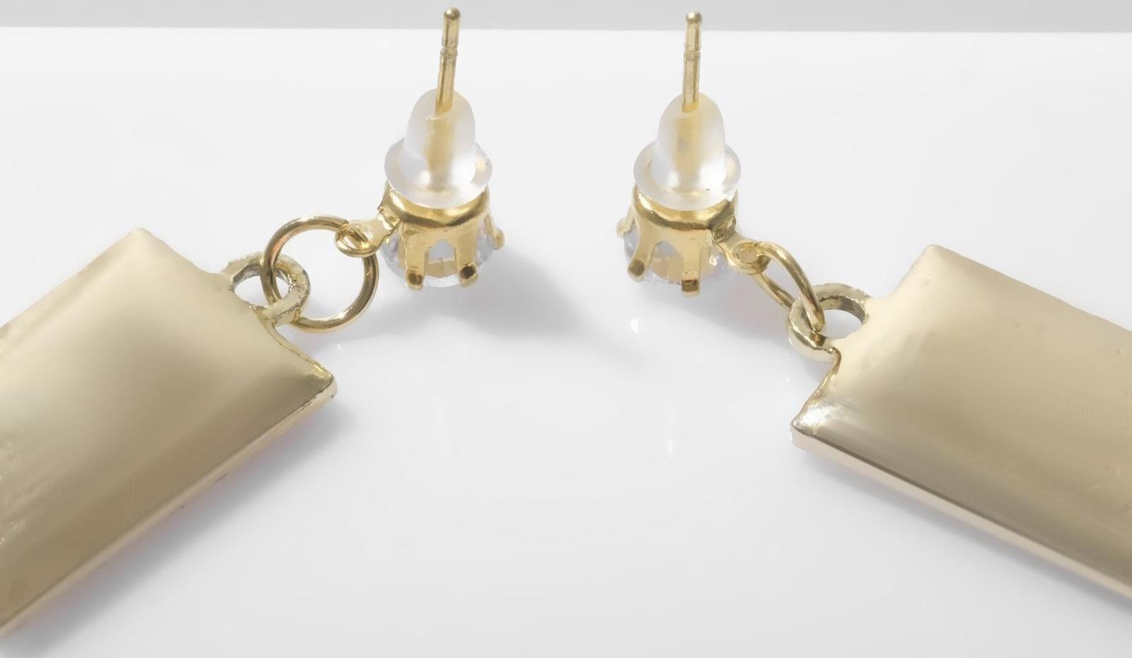 Серьги эмаль 