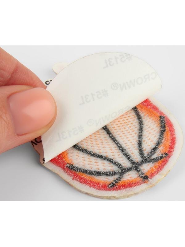 Патч клеевой на одежду, обувь, сумки «Баскетбольный мяч», 6 × 4 см