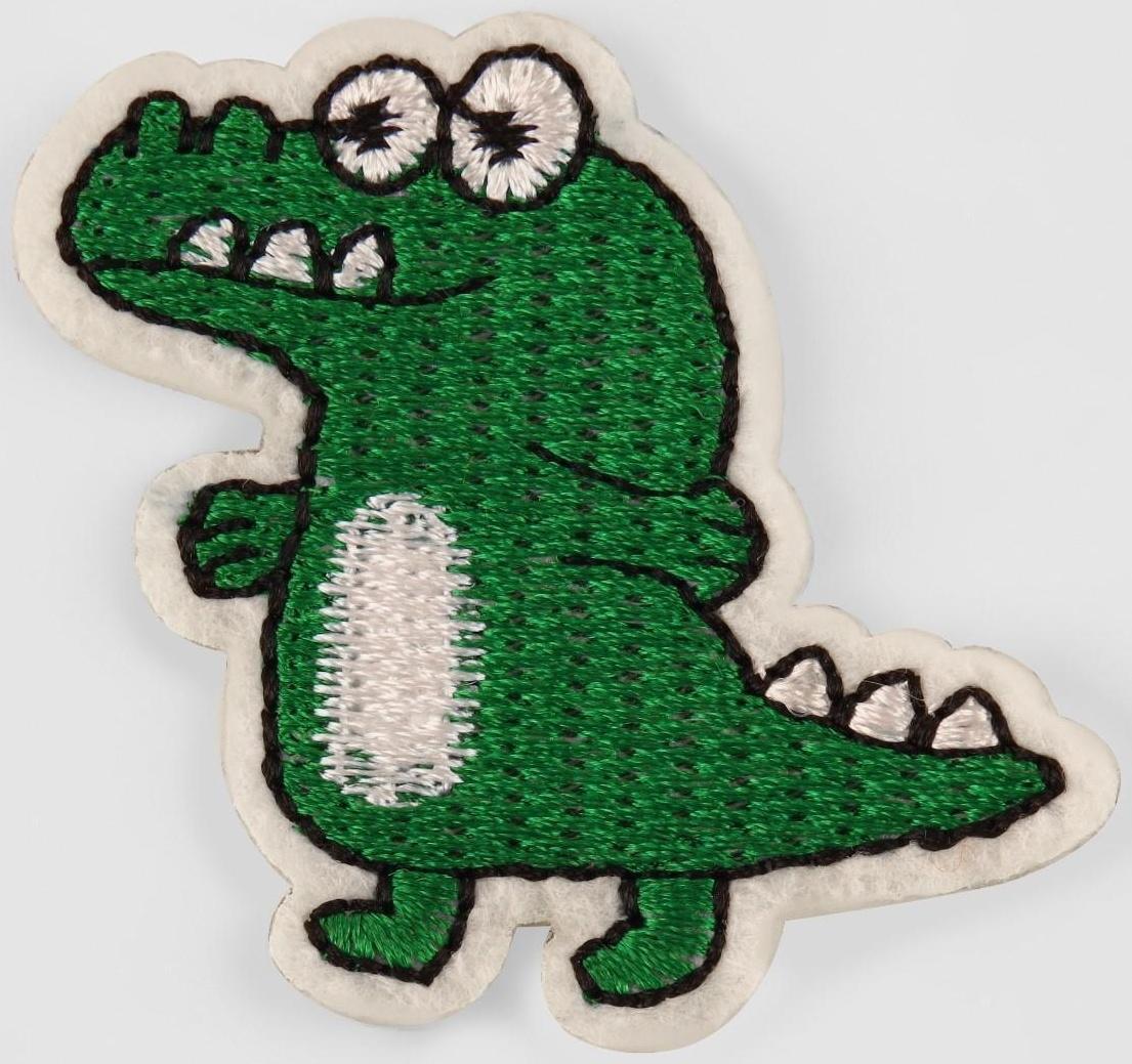 Патч клеевой на одежду, обувь, сумки «Динозавр», 4,5 × 5 см