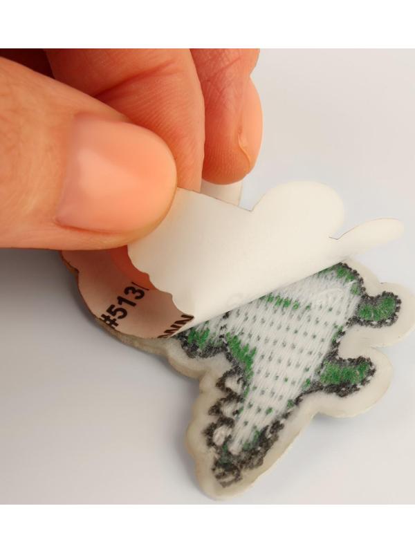 Патч клеевой на одежду, обувь, сумки «Динозавр», 4,5 × 5 см