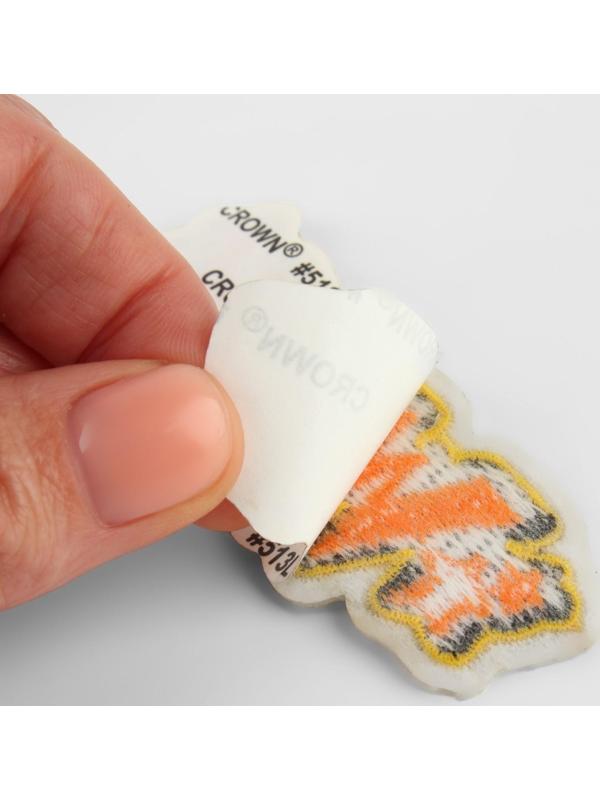 Патч клеевой на одежду, обувь, сумки «WOW», 8 × 3 см