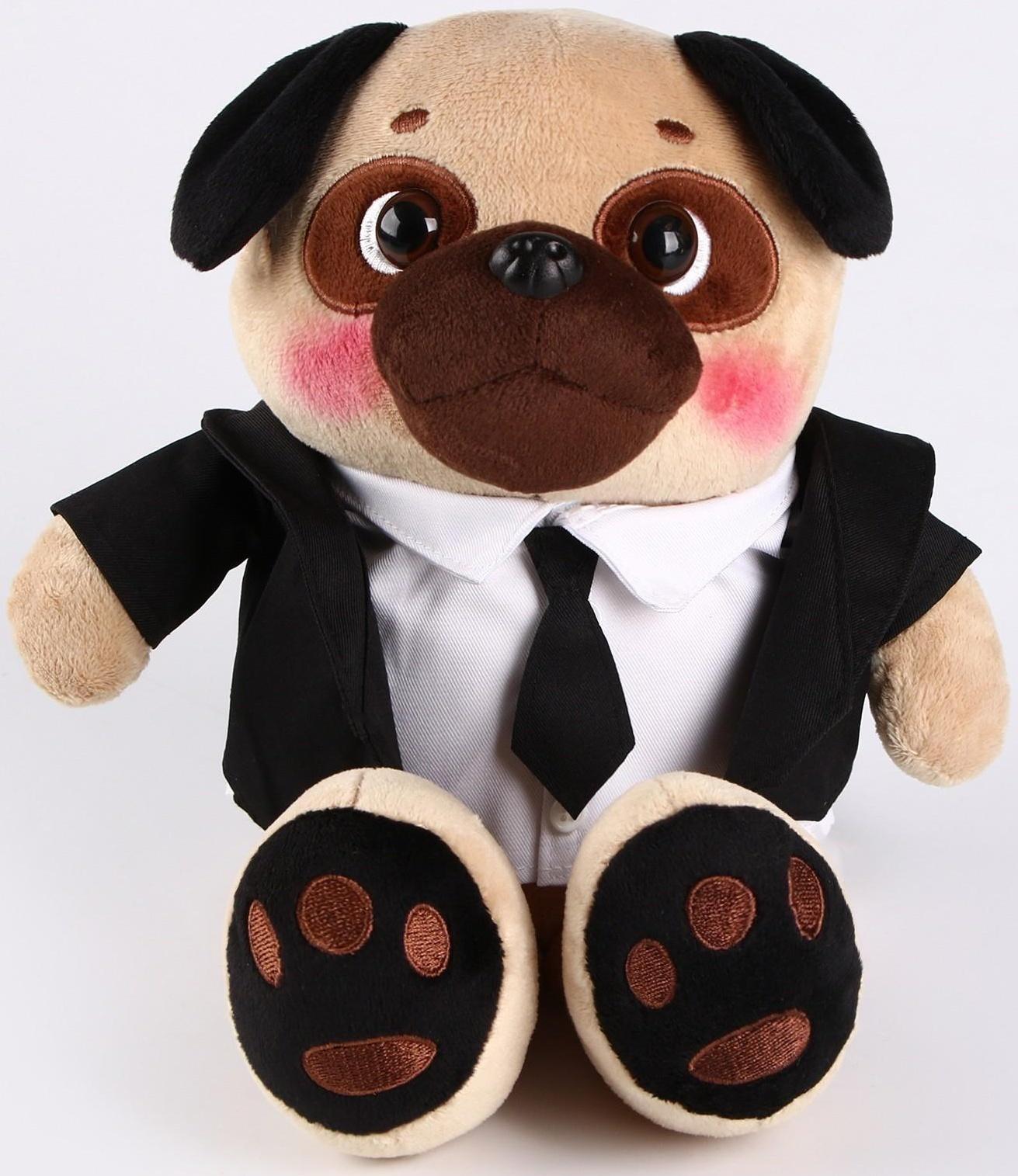 Мягкая игрушка «Боня», в чёрном костюме