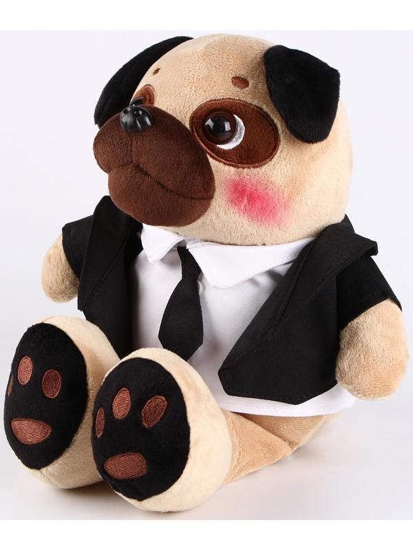 Мягкая игрушка «Боня», в чёрном костюме