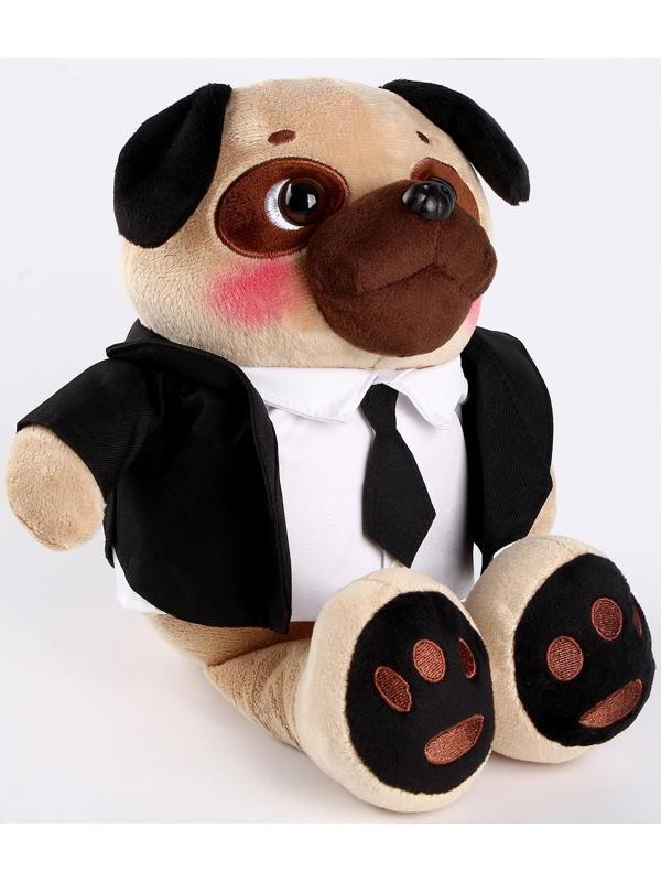 Мягкая игрушка «Боня», в чёрном костюме