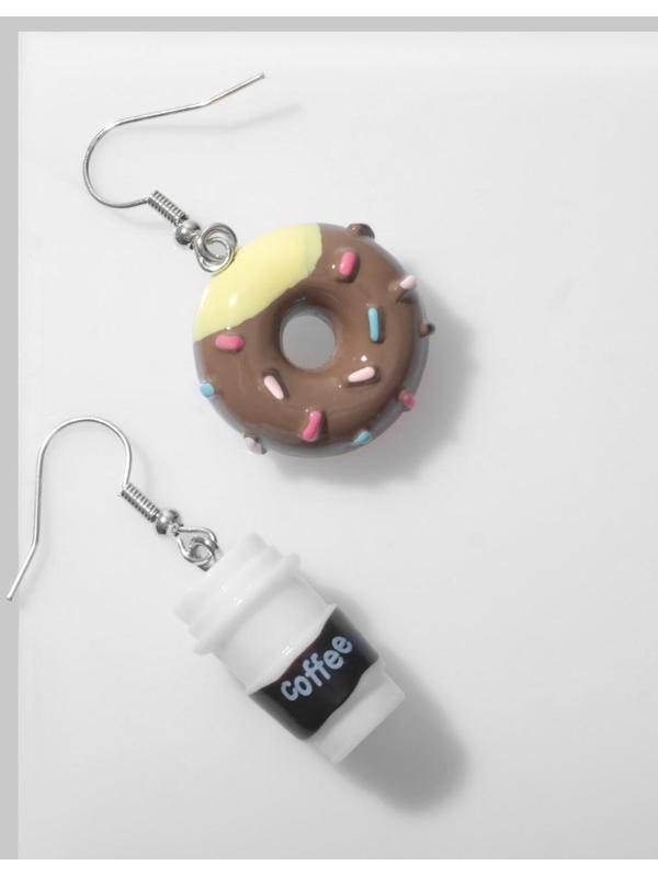 Серьги пластик 