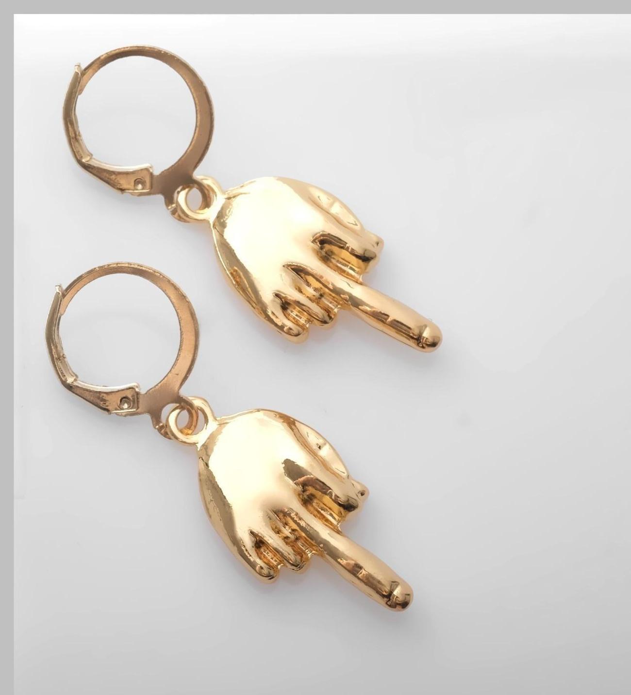 Серьги металл 