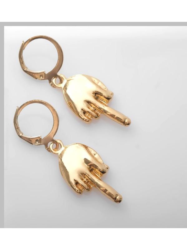 Серьги металл 