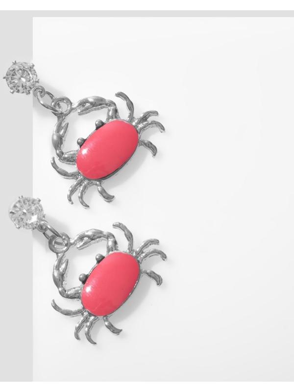 Серьги эмаль 