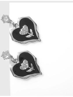 Серьги эмаль 