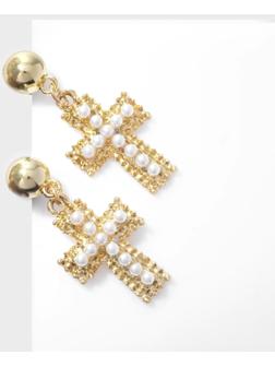 Серьги с жемчугом 