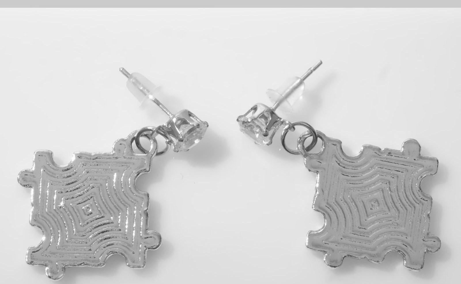 Серьги эмаль 