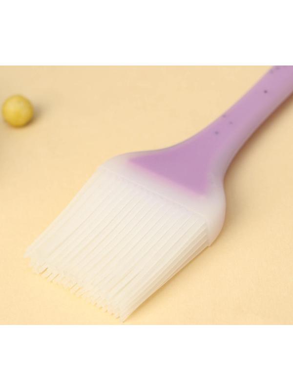 Кисть Доляна «Леонардо» 25×4×1,5 см, цвет сиреневый