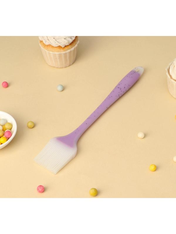 Кисть Доляна «Леонардо» 25×4×1,5 см, цвет сиреневый