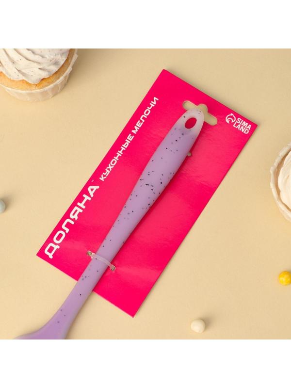 Кисть Доляна «Леонардо» 25×4×1,5 см, цвет сиреневый