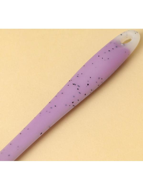 Кисть Доляна «Леонардо» 25×4×1,5 см, цвет сиреневый