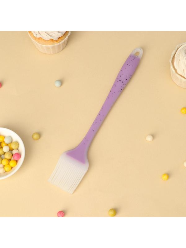 Кисть Доляна «Леонардо» 25×4×1,5 см, цвет сиреневый