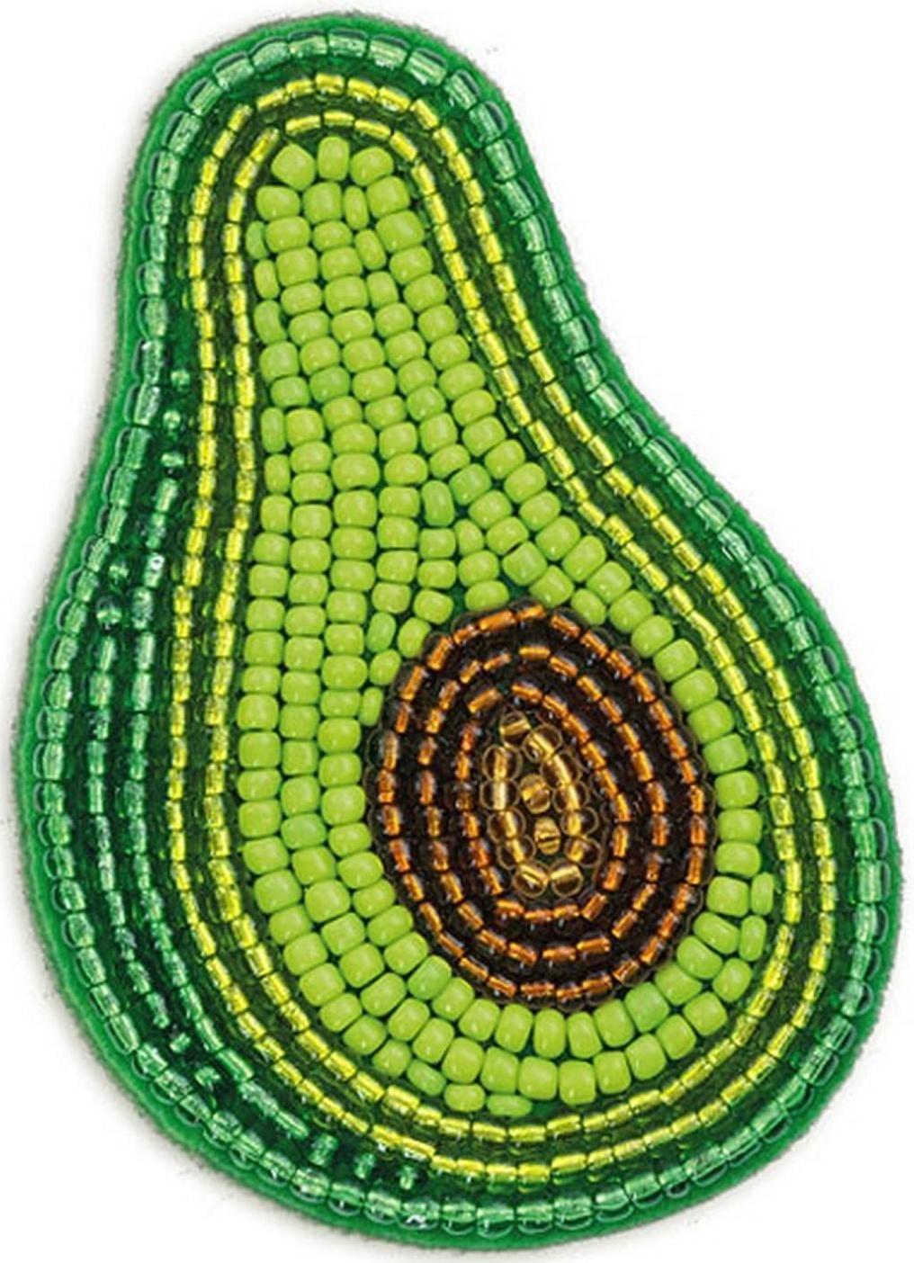 Набор для изготовления украшения-патча «Авокадо» размер: 7,3 × 5 см