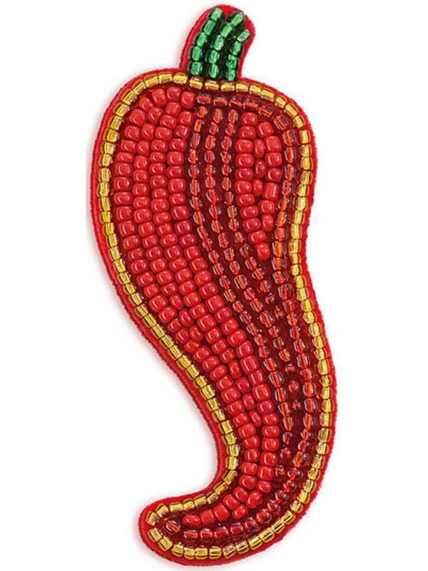 Набор для изготовления украшения-патча «Перчик» размер: 7,6 × 3 см