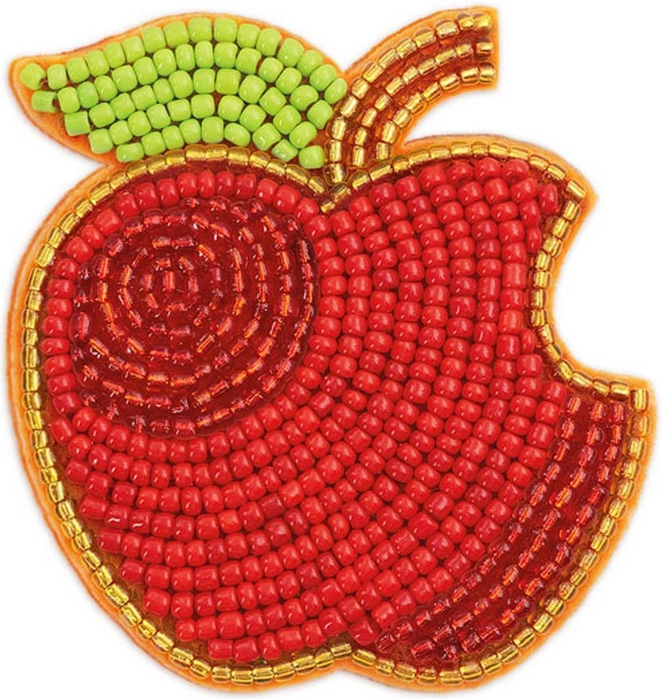 Набор для изготовления украшения-патча «Яблоко» размер: 6,3 × 6 см