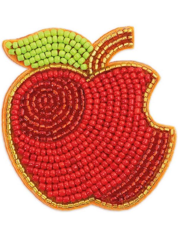 Набор для изготовления украшения-патча «Яблоко» размер: 6,3 × 6 см