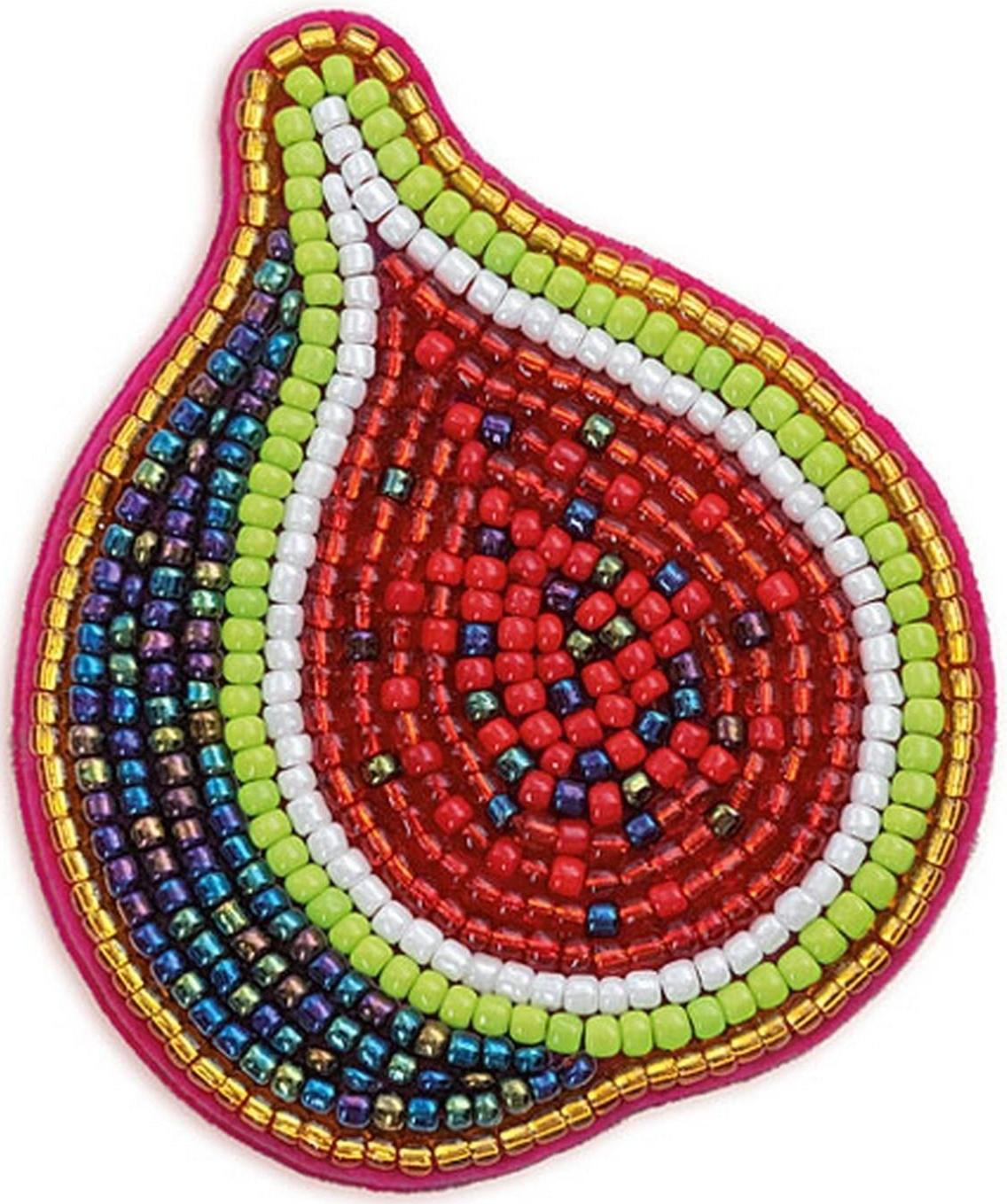 Набор для изготовления украшения-патча «Инжир» размер: 6,3 × 5 см