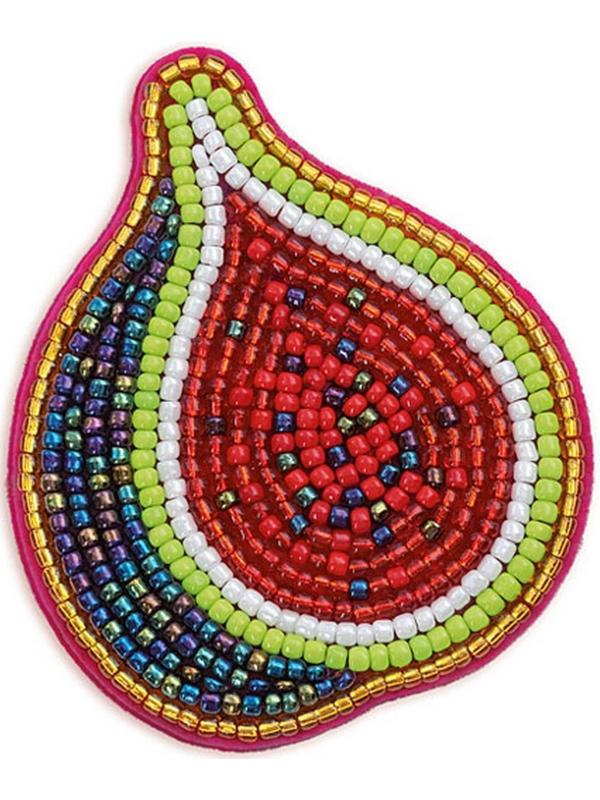 Набор для изготовления украшения-патча «Инжир» размер: 6,3 × 5 см