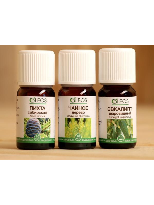 Набор 100% натуральных эфирных масел «Пихта», «Чайное дерево», «Эвкалипт