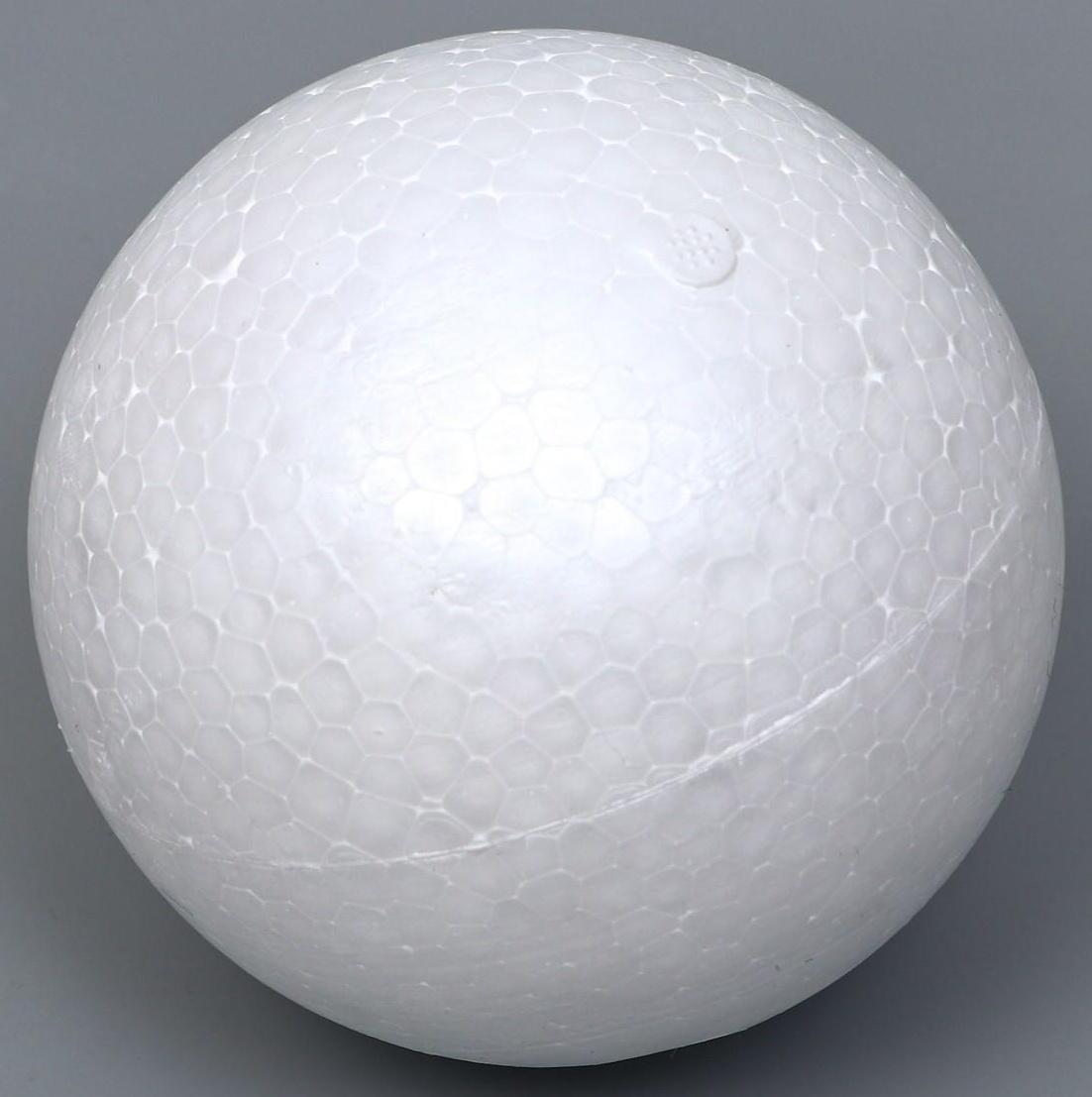 Набор шаров из пенопласта, 10 см, 6 штук