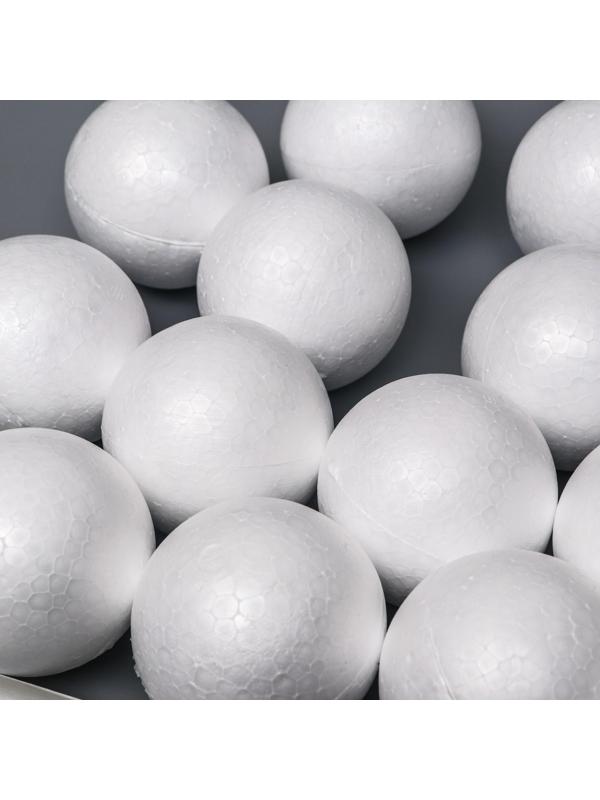 Набор шаров из пенопласта, 7 см, 20 штук