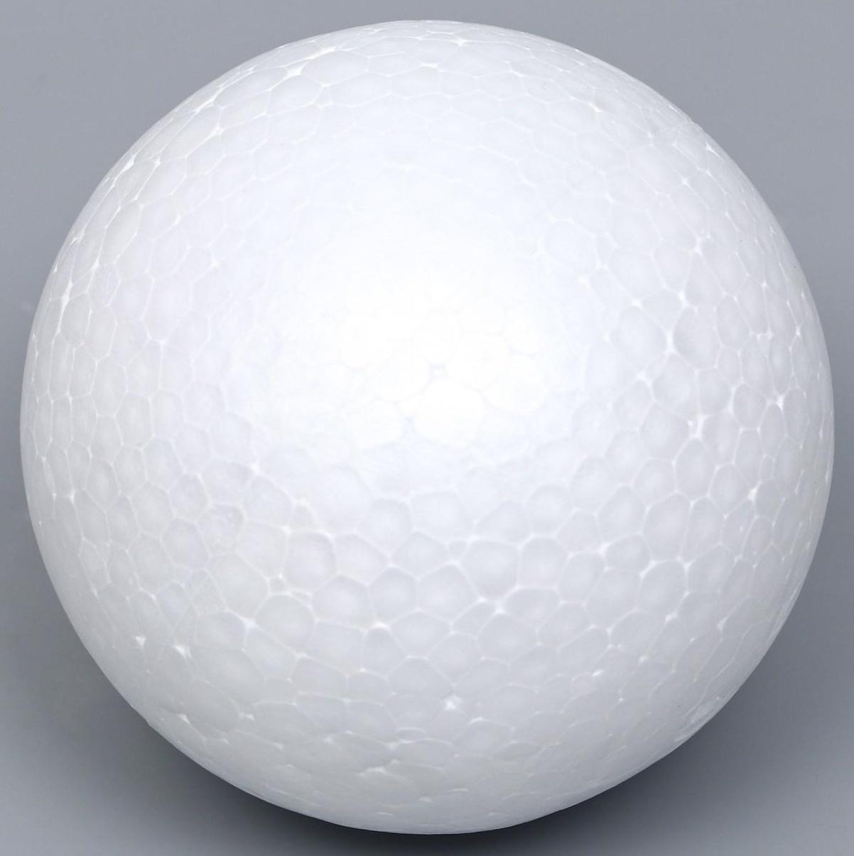 Набор шаров из пенопласта, 9 см, 2 шт.