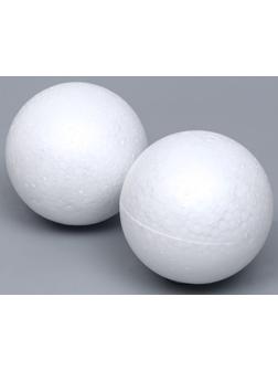 Набор шаров из пенопласта, 9 см, 2 шт.