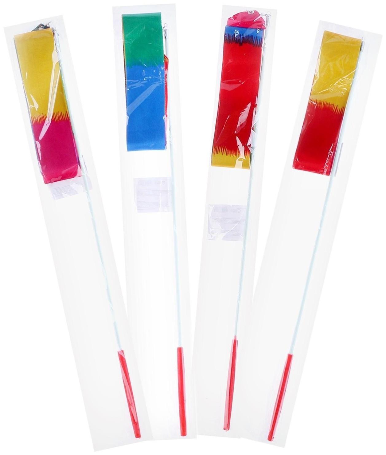 Лента для танцев, длина 4 м, многоцветная