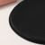 Коврик силиконовый перфорированный круглый Доляна, d=35 см, цвет чёрный