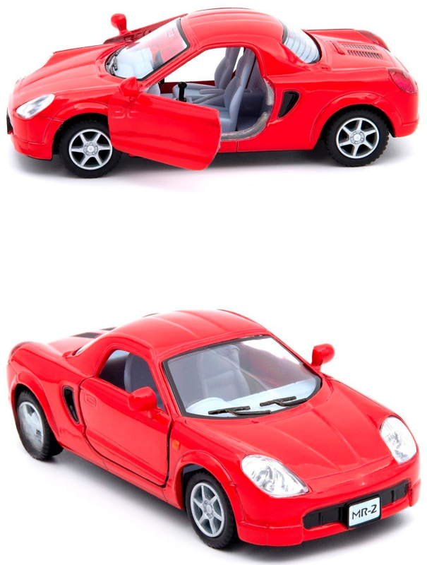 Металлическая машинка Kinsmart 1:32 «Toyota MR-2» KT5026D, инерционная / Красный