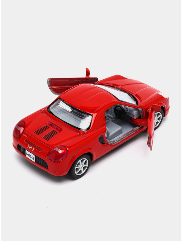 Металлическая машинка Kinsmart 1:32 «Toyota MR-2» KT5026D, инерционная / Красный