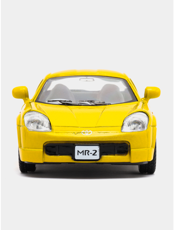 Металлическая машинка Kinsmart 1:32 «Toyota MR-2» KT5026D, инерционная / Желтый