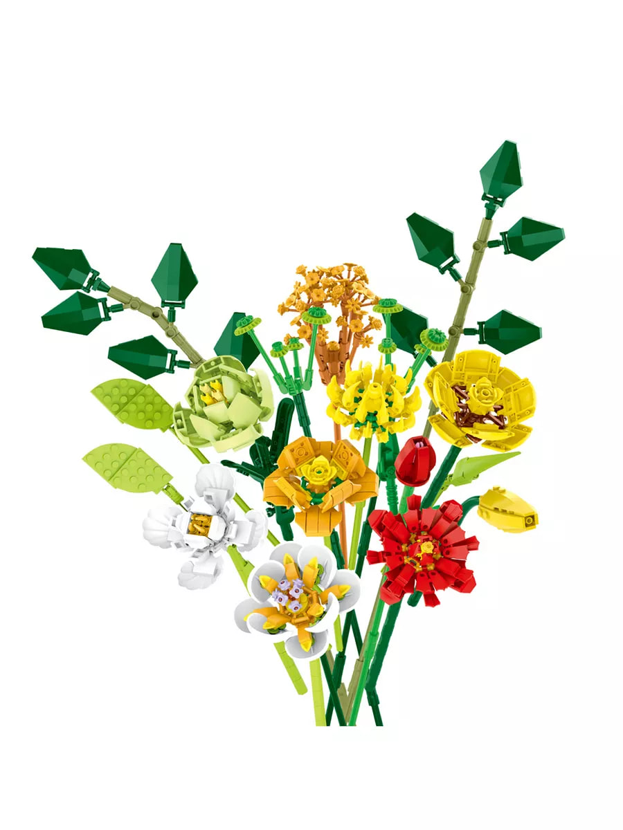 Конструктор Mork «Цветы. Осенний букет» 034001 / 827 деталей