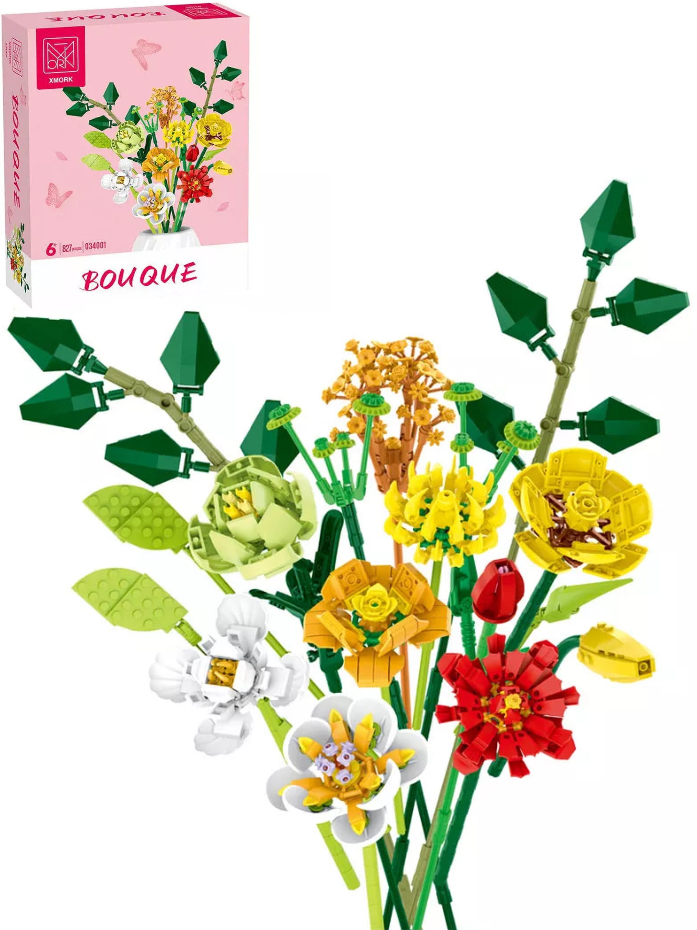Конструктор Mork «Цветы. Осенний букет» 034001 / 827 деталей