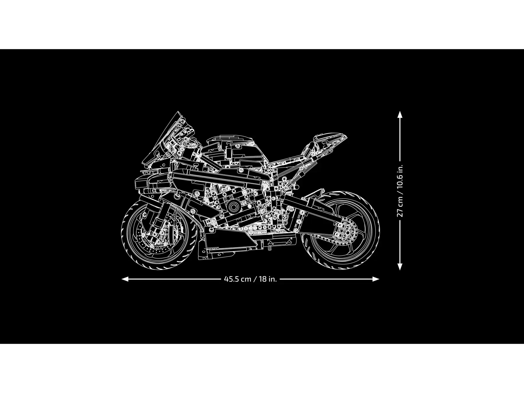 Конструктор «BMW M 1000 RR» T2118 (Technic 42130) / 1920 деталей