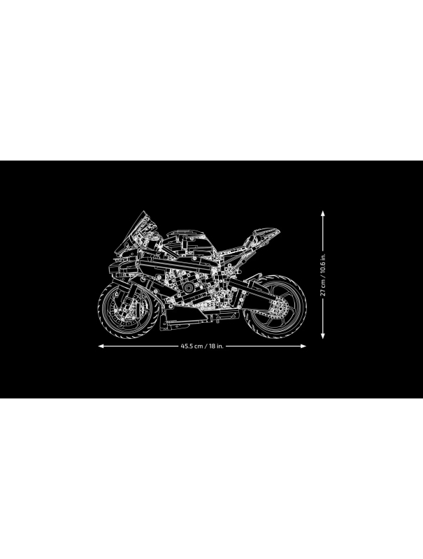 Конструктор «BMW M 1000 RR» T2118 (Technic 42130) / 1920 деталей