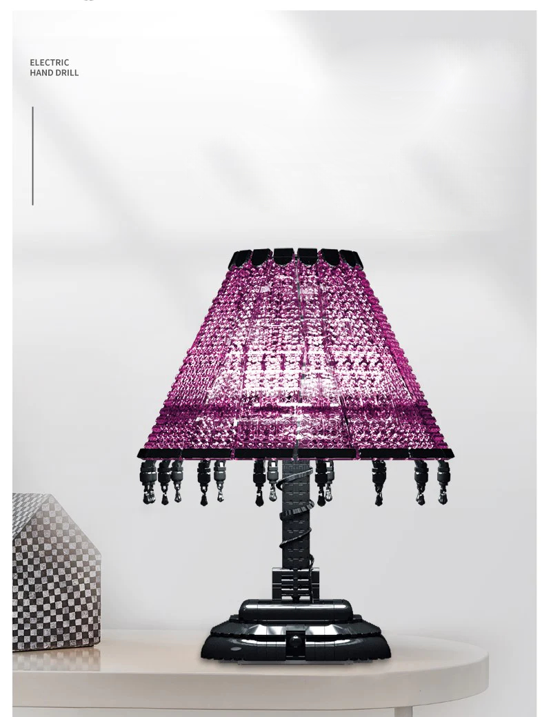 Конструктор Mork «Ретро трапециевидная настольная лампа» 031021 / 900 детали